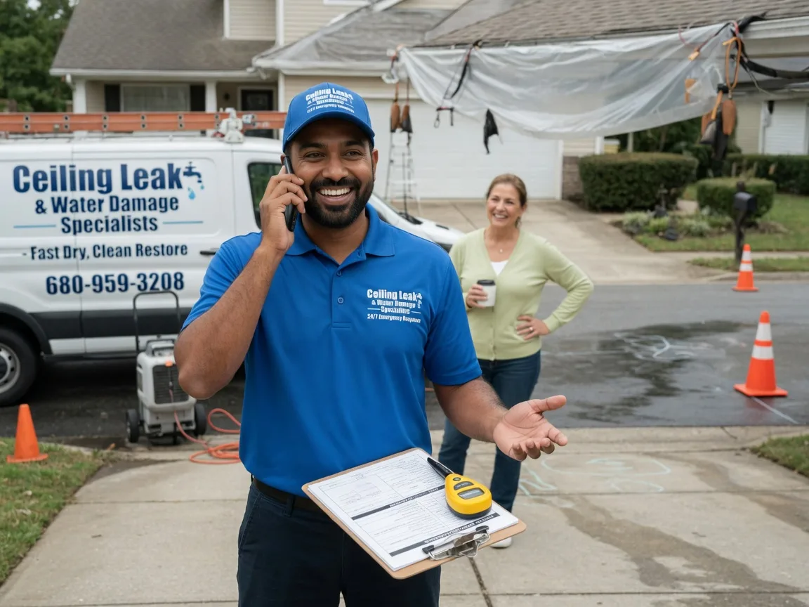 Ceiling Leak Cleanup Wayne, MI FAQs